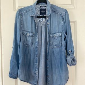 LAST CALL - donating soon. Boyfriend Fit Denim Shirt